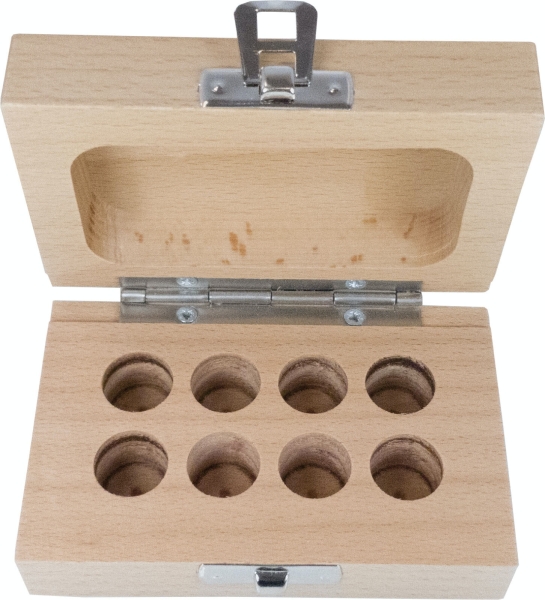 Holzschatulle leer - 8teilig - für GERC16