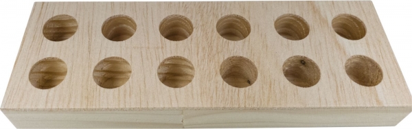 Wooden Tray - 12 Holes - for CER20