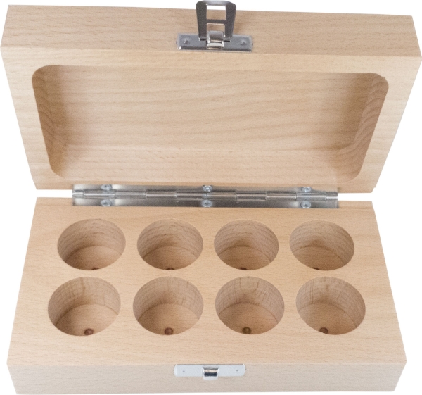 Holzschatulle leer - 8teilig - für GERC25