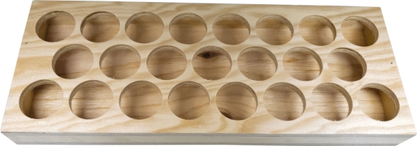 Holzleiste leer - 23teilig - für CER40