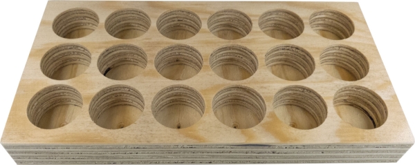 Socle en bois - 18 alésage - pour CER32